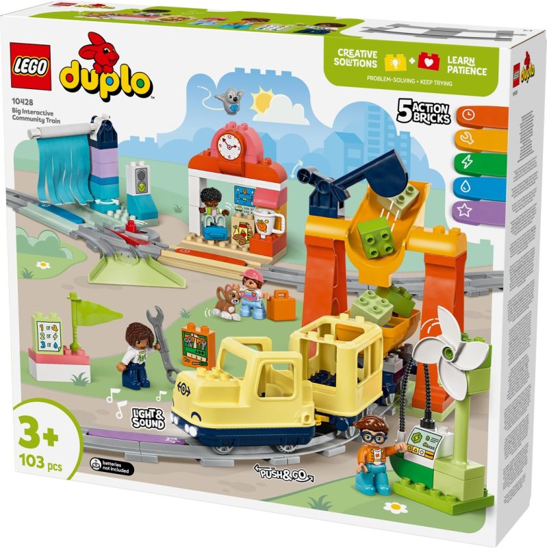 LEGO® DUPLO® Große interaktive Eisenbahn 10428 LEGO® DUPLO® Große interaktive Eisenbahn 10428