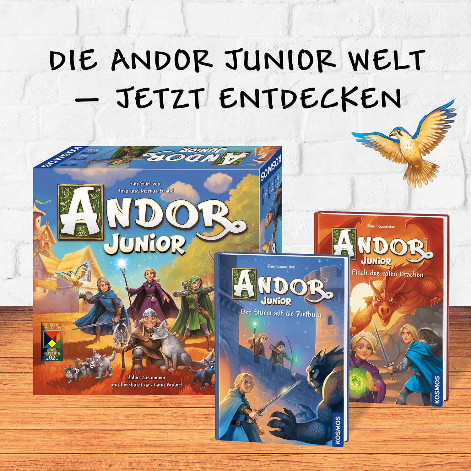 Kosmos Andor Junior - Kooperatives Fantasy-Abenteuer Für Kinder 698959 Buch, Erwachsener, Weiblich, Person, Frau