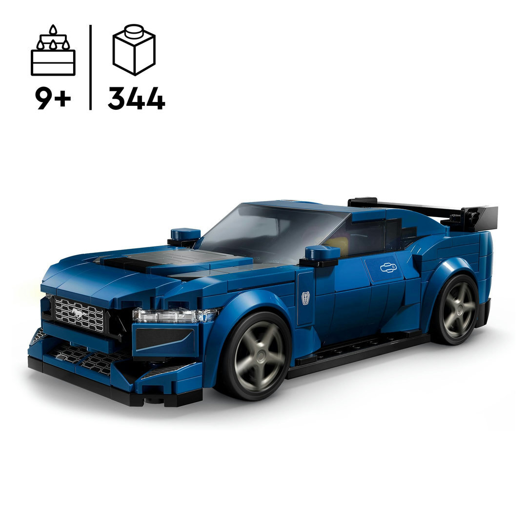 LEGO® Speed Champions Ford Mustang Dark Horse Sportwagen 76920 Coupé, Sportwagen, Fahrzeug, Maschine, Rad