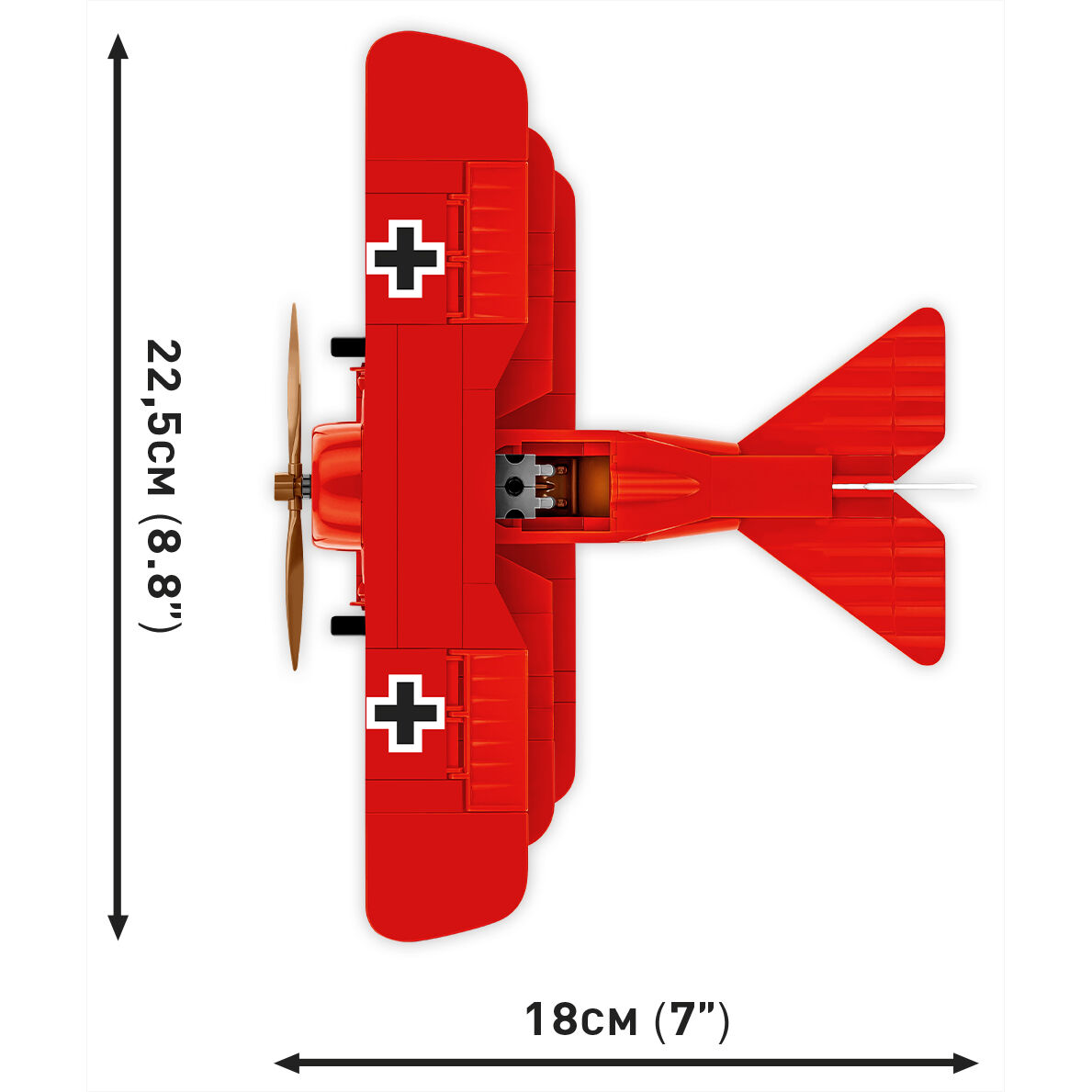 COBI 2996 - FOKKER DR.1 RED BARON - Bild 4 COBI 2996 - FOKKER DR.1 RED BARON - Bild 4