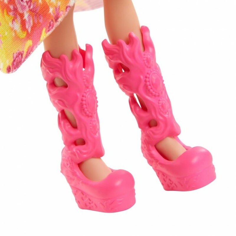 Enchantimals Royals Phoenix Puppe mit Vogelfreund Enchantimals Royals Phoenix Puppe mit Phoenix-Vogelfreund und königlichem Outfit