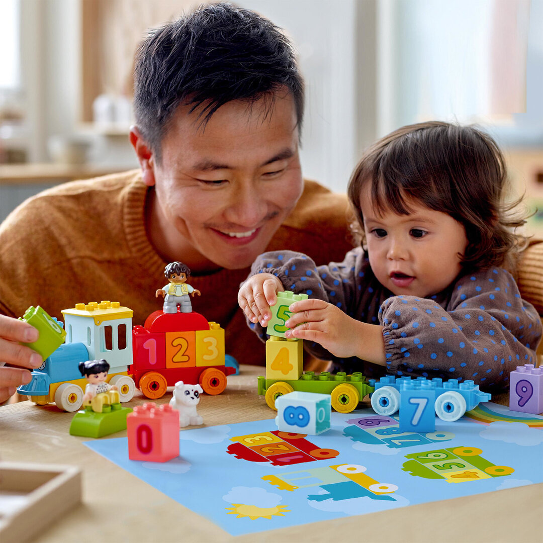 LEGO® DUPLO® Mein Erstes Zahlenzug – Zählen lernen 10954 Person, Leute, Gesicht, Kopf