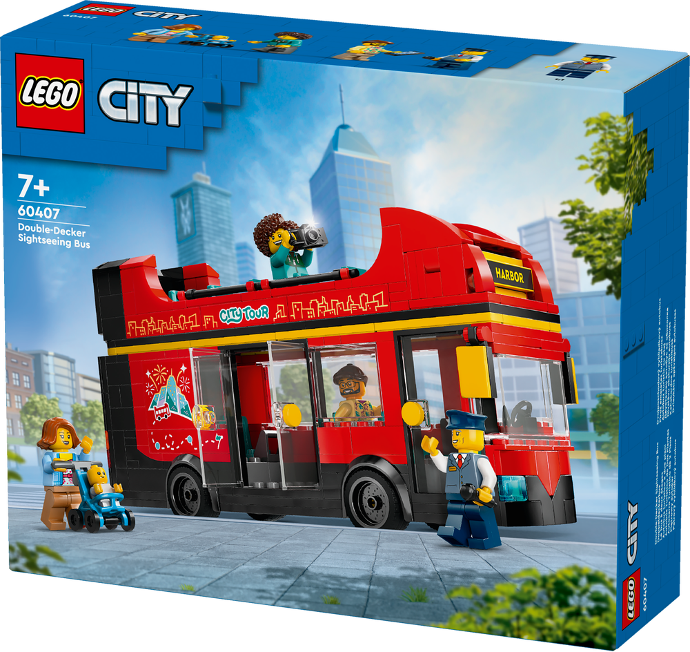 LEGO® City Doppeldeckerbus 60407 Bus, Fahrzeug, Tour-Bus, Doppeldecker-Bus, Person