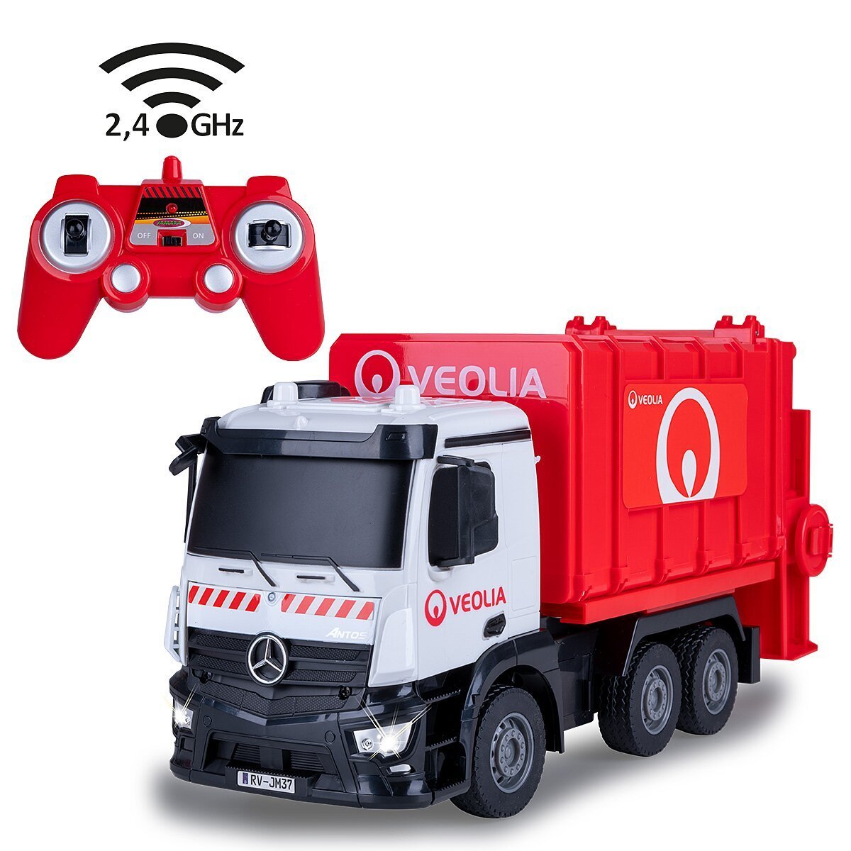 JAMARA Müllwagen Mercedes-Benz Antos 1:26 2,4GHz ab 6 Jahren