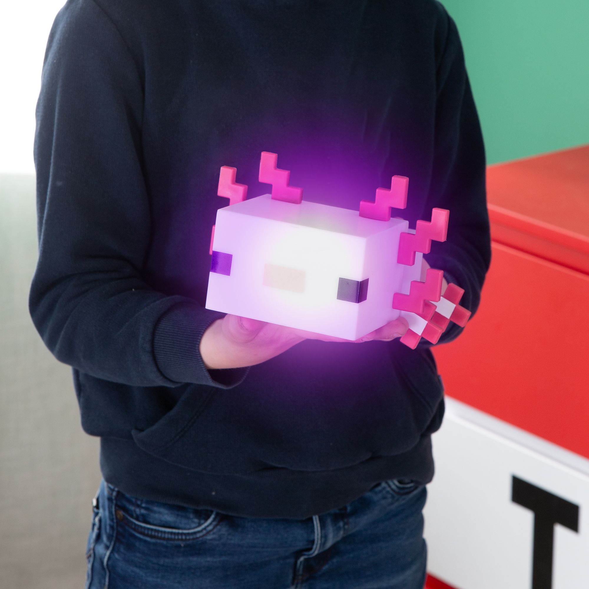Roba 354134MC LED-Axolotl 'Minecraft' - Dekolicht, Nachtlicht & Tischlampe mit Akku - Bild 2 Roba 354134MC LED-Axolotl 'Minecraft' - Dekolicht, Nachtlicht & Tischlampe mit Akku - Produktbild 2