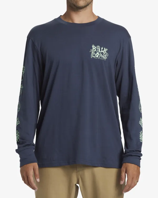 Billabong, Shirt, Langarm, Herren, Dusty, Navy, GR., L
