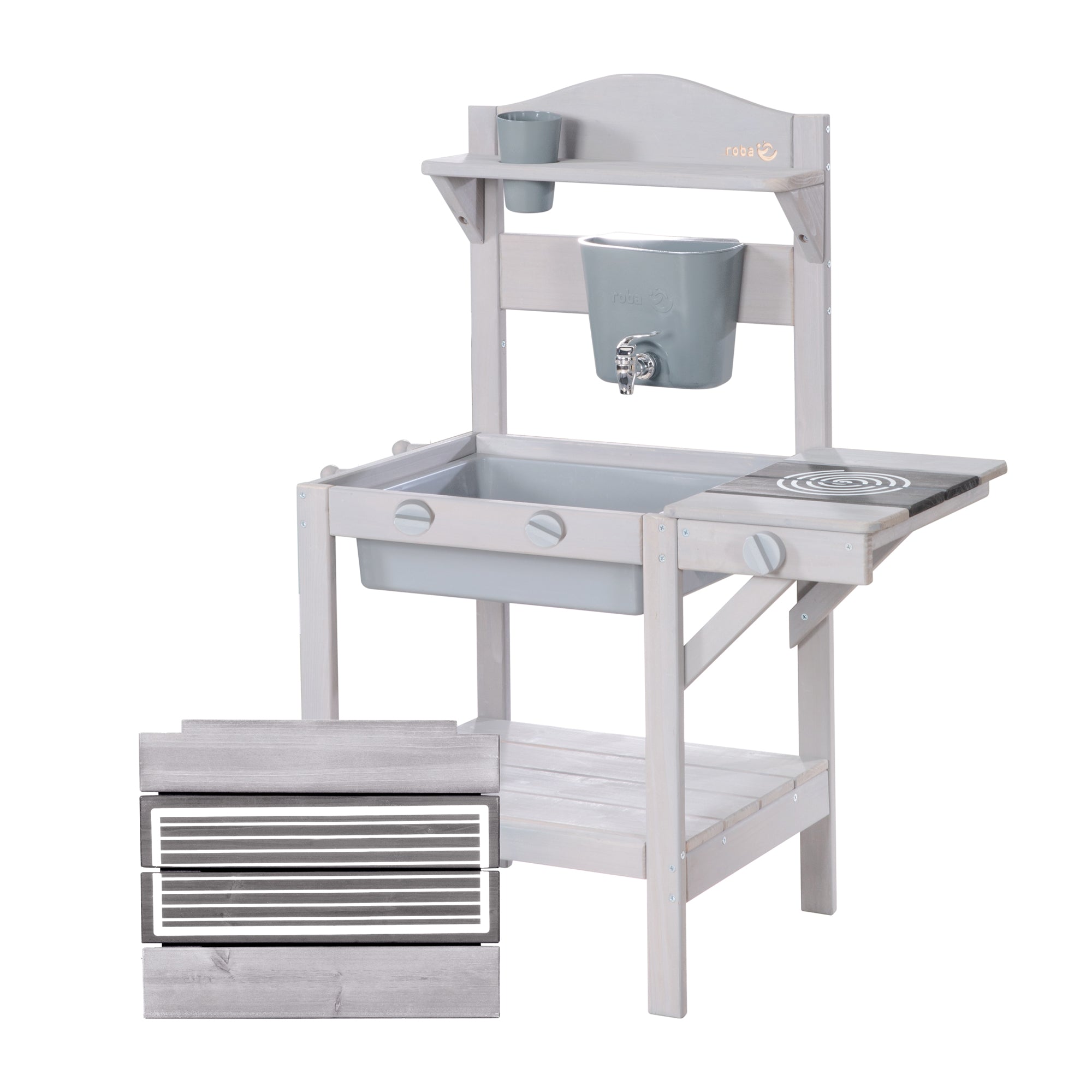 Roba 457011GAZU Outdoorküche grau – Outdoor FSC - Bild 4 Roba 457011GAZU Outdoorküche grau – Outdoor FSC - Produktbild 4
