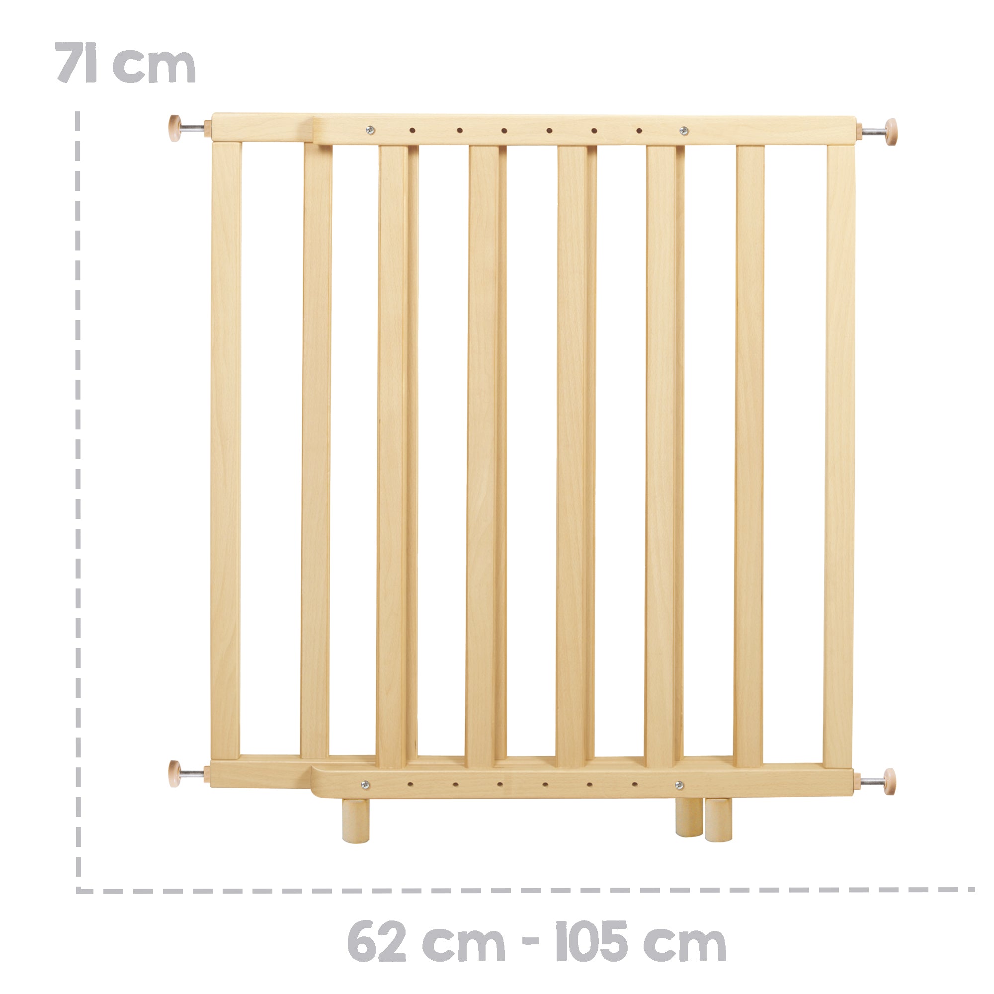 Roba 1510 Türschutzgitter natur lackiert - Bild 3 Roba 1510 Türschutzgitter natur lackiert - Produktbild 3