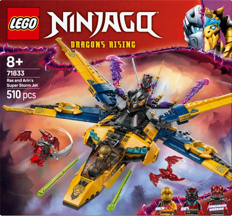 LEGO® NINJAGO® Ras und Arins Super-Sturmflieger 71833