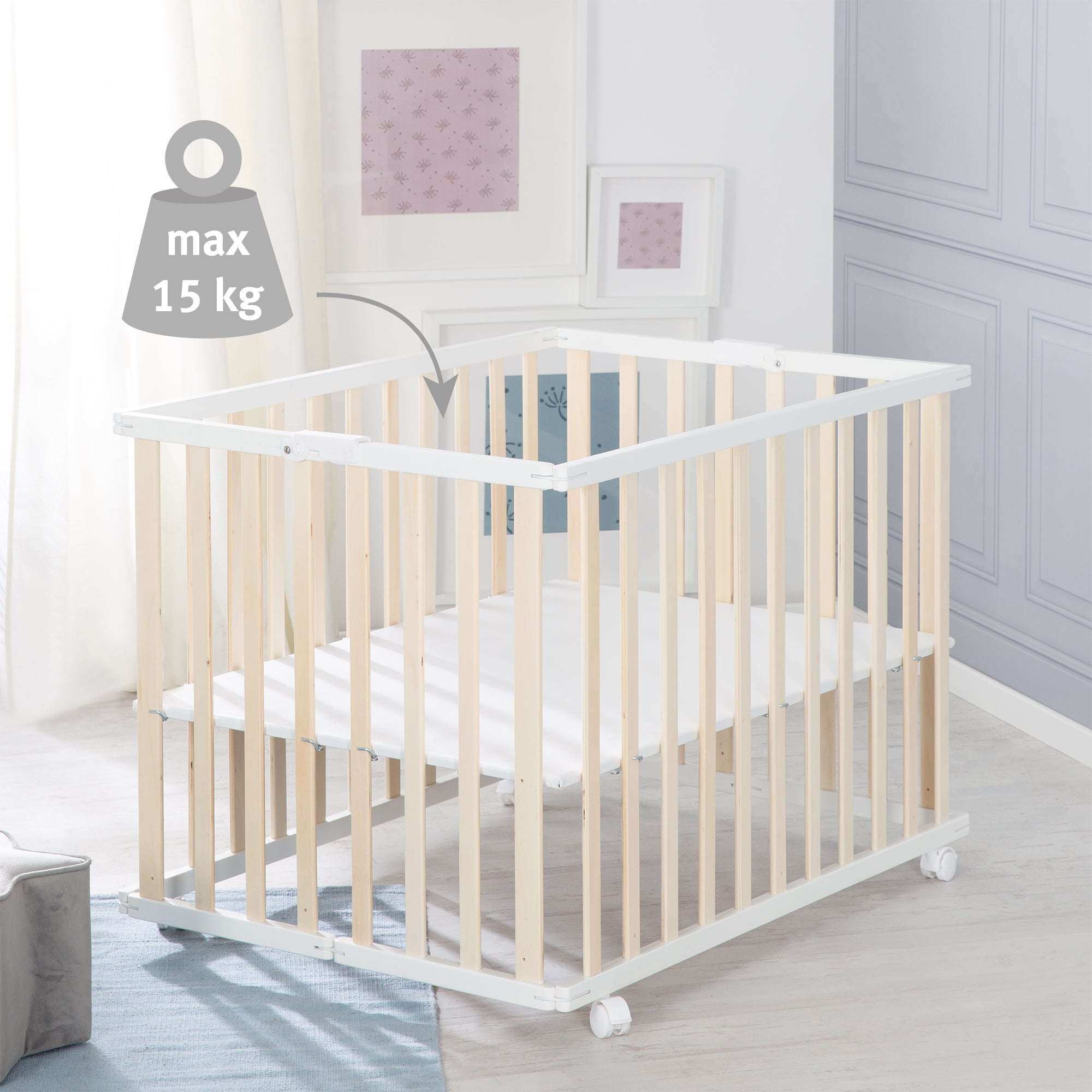 Roba 202703BC klappbares Laufgitter bicolor - Bild 11 Roba 202703BC klappbares Laufgitter bicolor - Produktbild 11