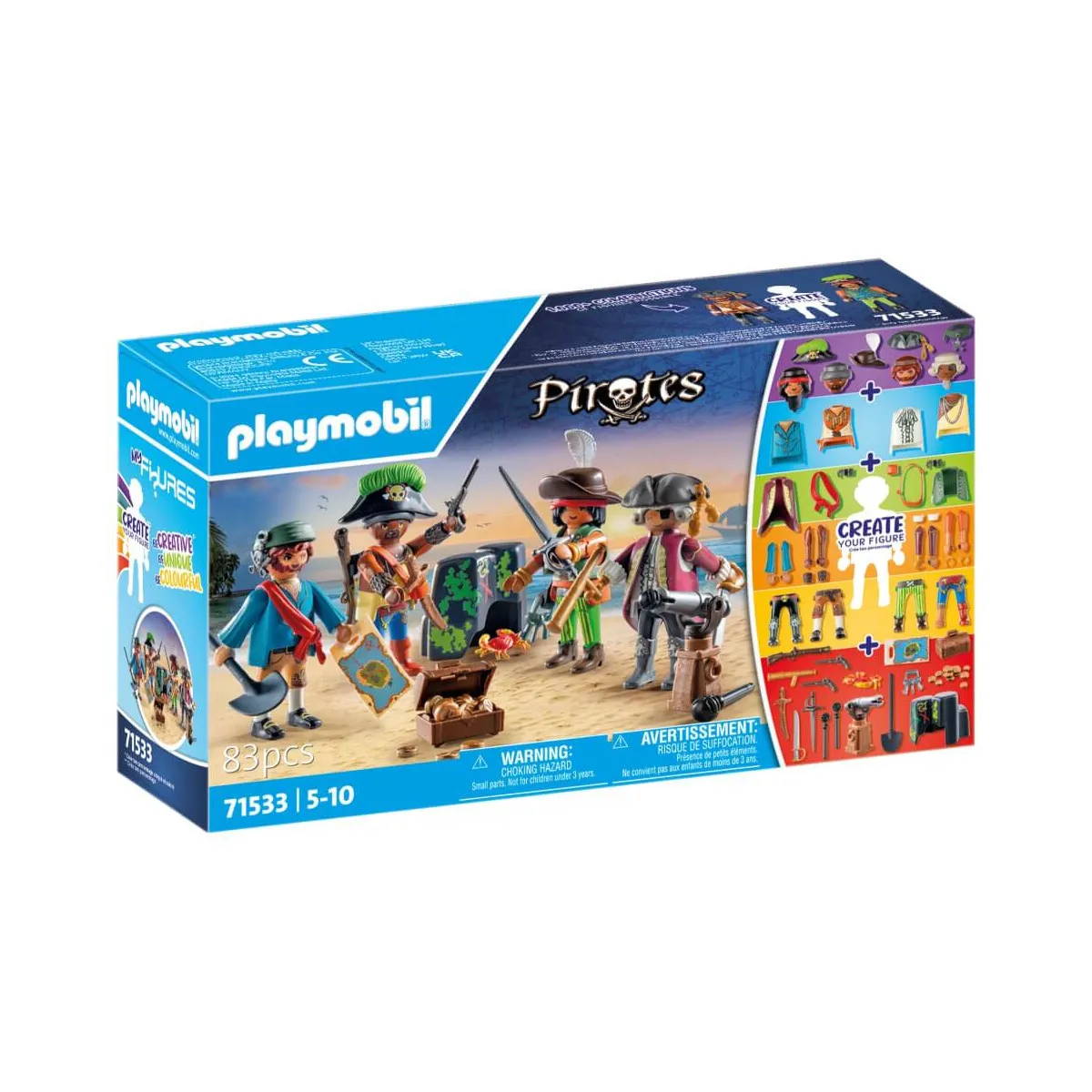 PLAYMOBIL 71533 My Figures: Piraten PLAYMOBIL, 71533, My, Figures:, Piraten