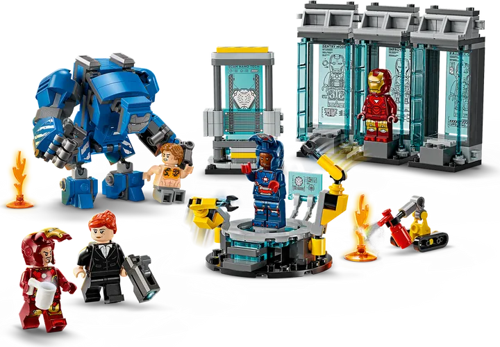 LEGO® Marvel Super Heroes™ Iron Mans Labor: Halle der Rüstungen 76315