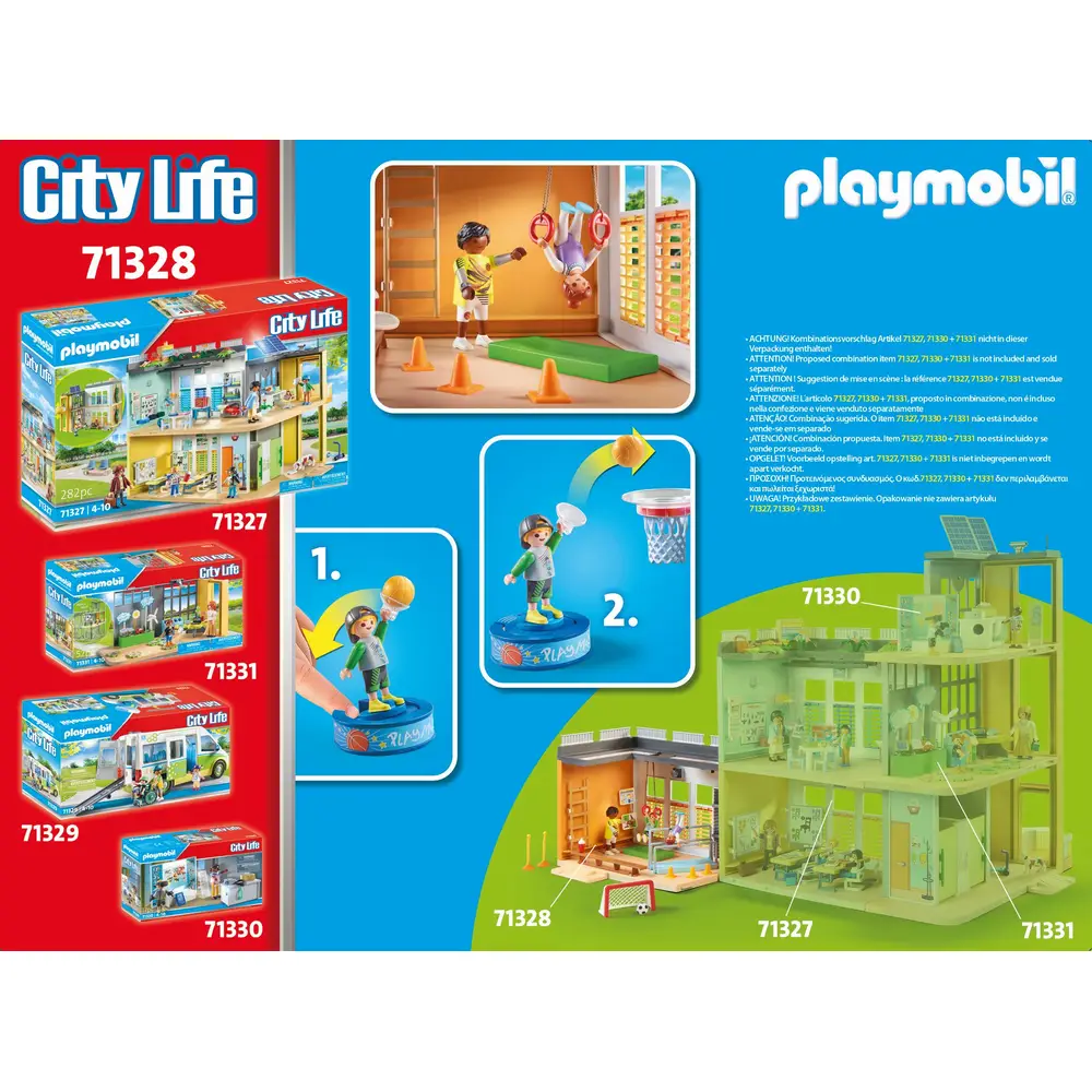 PLAYMOBIL 71328 City Life - Anbau Turnhalle PLAYMOBIL 71328 City Life - Anbau Turnhalle