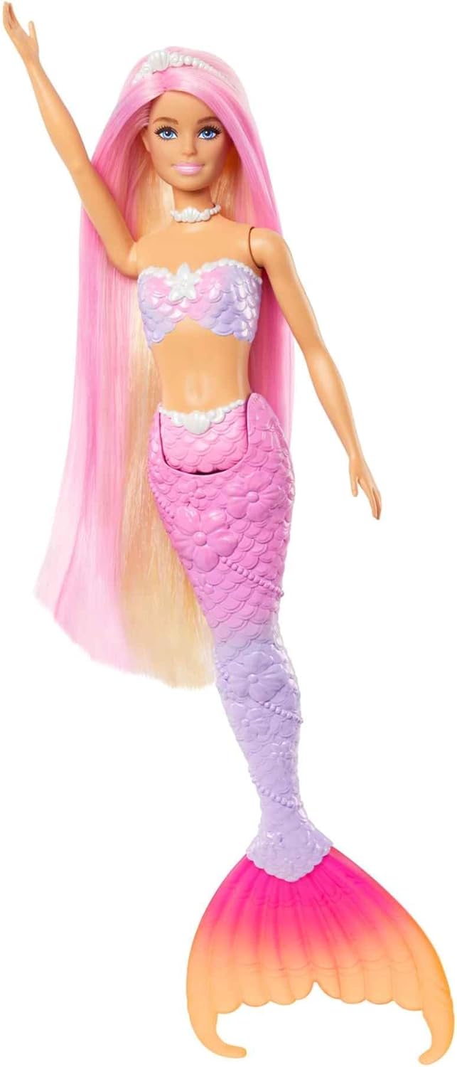 Mermaids New Feature Mermaid mit Farbwechsel HRP97 Puppe, Spielzeug, Figur, Barbie, Gesicht