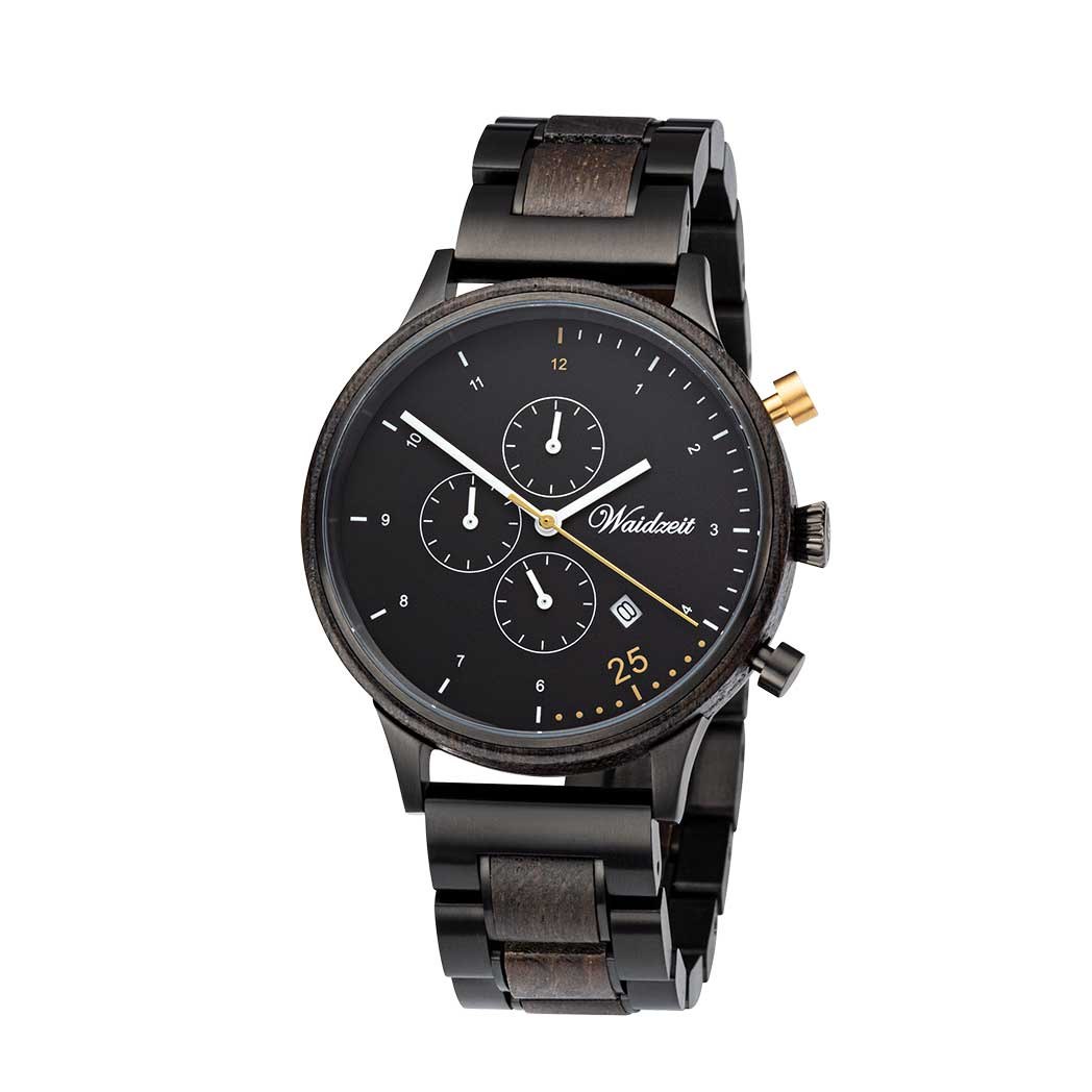 WAIDZEIT CO0120LEAG Herrenuhr Barista Oro Lederband