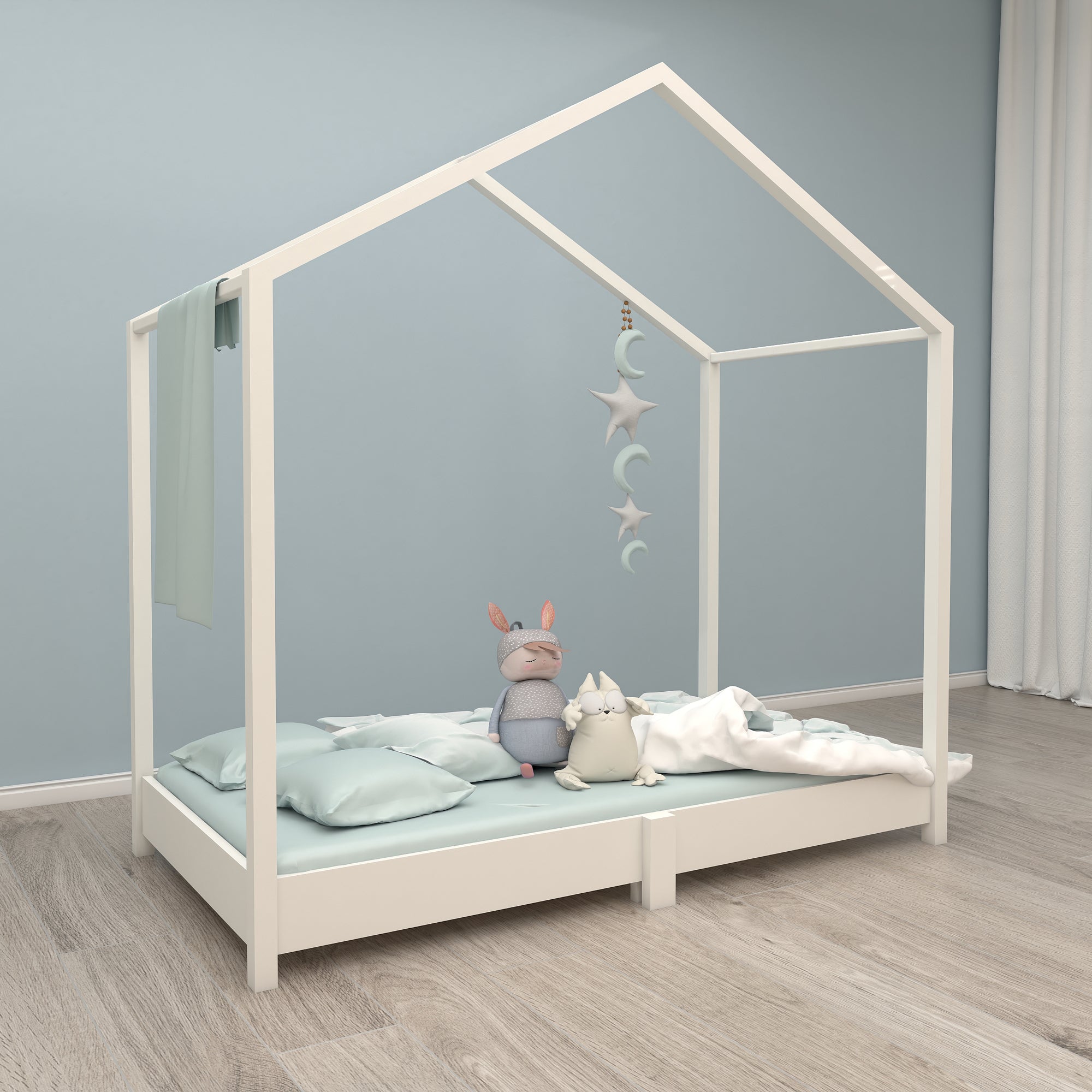 Roba 207026WE Hausbett Set weiß – Hausbetten - Bild 9 Roba 207026WE Hausbett Set weiß – Hausbetten - Produktbild 9