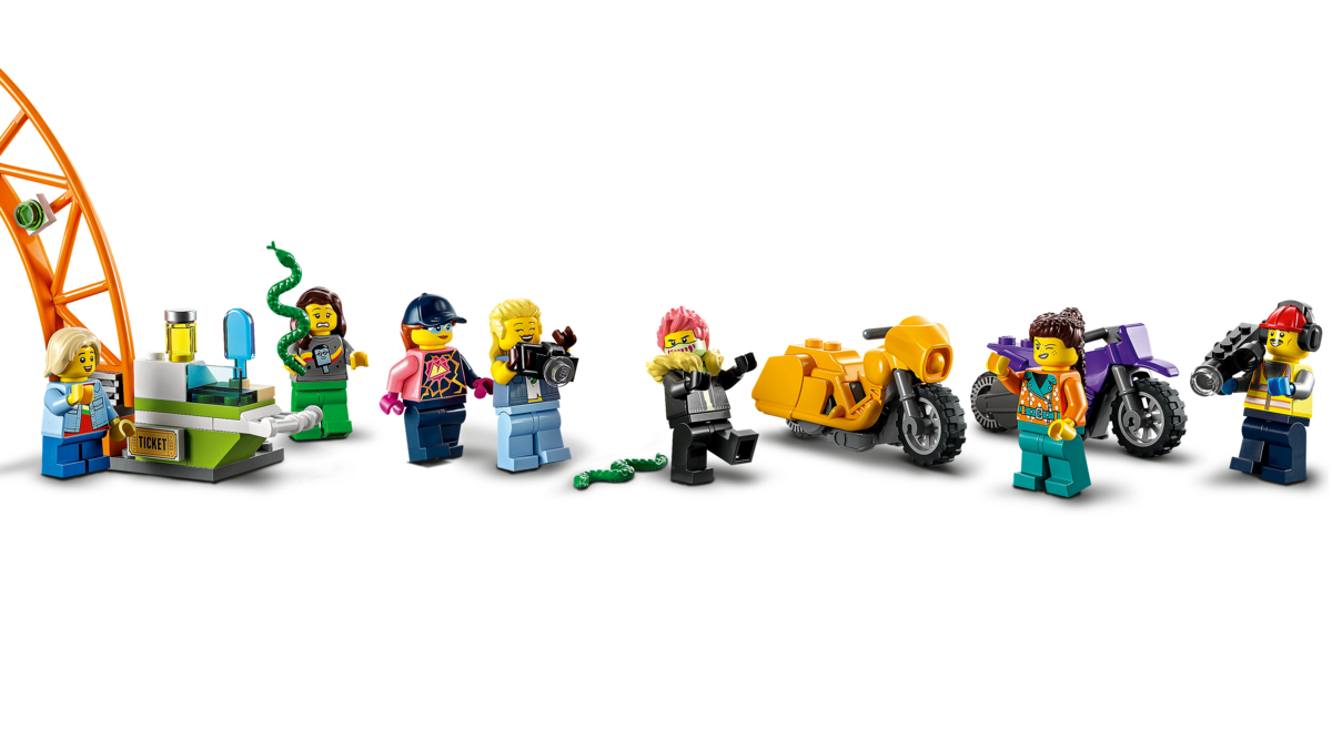 LEGO® City Stuntshow-Doppellooping 60339 Bekleidung, Mantel, Spielzeug, Rad, Person