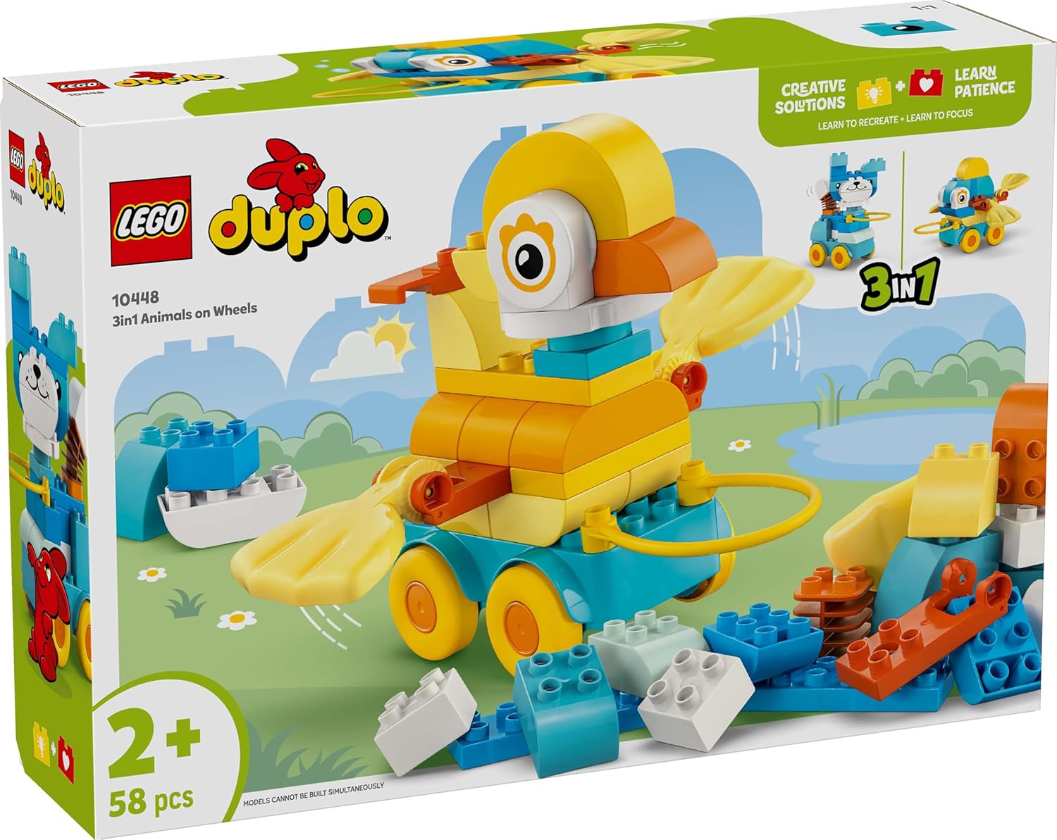 LEGO® DUPLO Tiere auf Rädern 3-in-1-Set 10448 Band