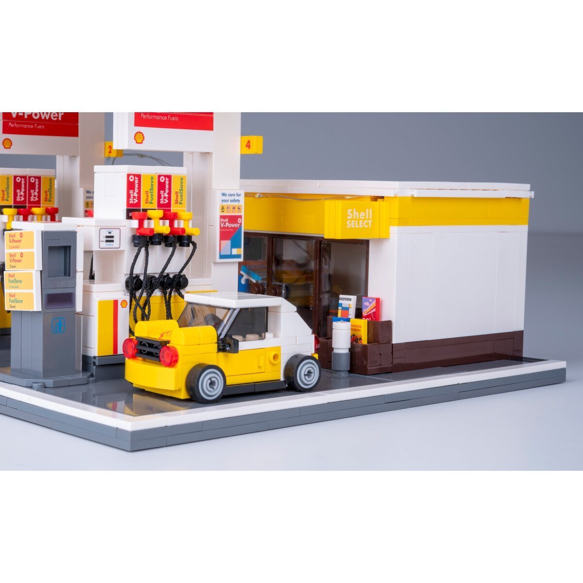 JAMARA CaDA Shell Tankstelle mit Shop und Waschanlage 1:30 Bricks ab 14 Jahren