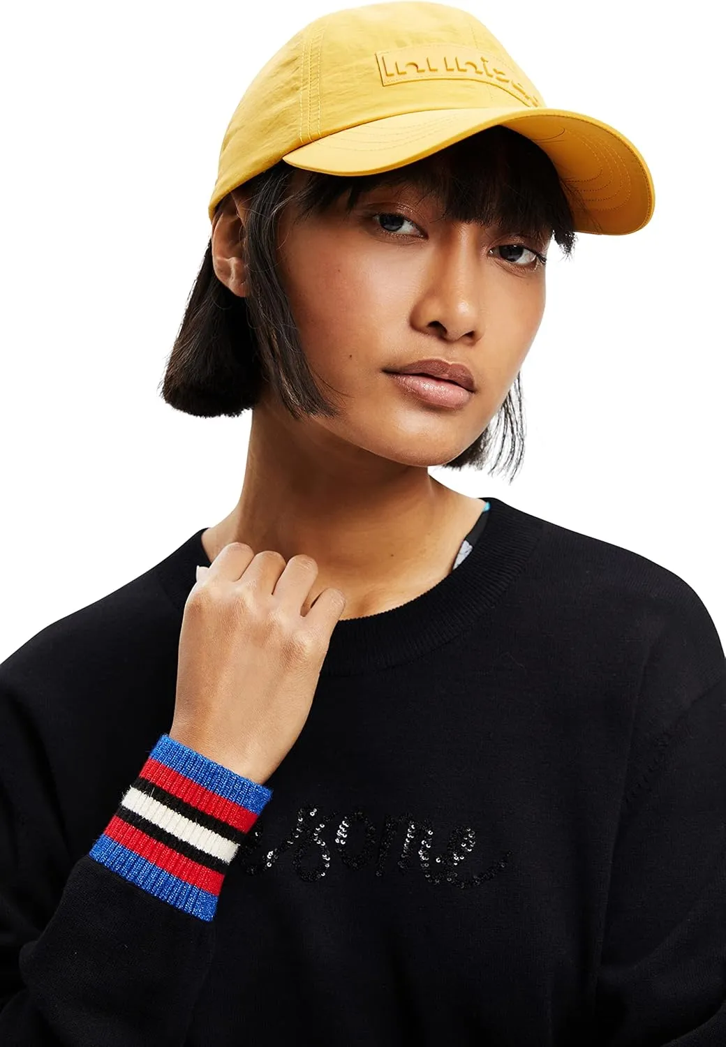 Desigual Damen Pullover - Strickpullover mit Glitzerdetails 22WWJF152000 GR. XXL Desigual Damen Pullover - Strickpullover mit Glitzerdetails 22WWJF152000 GR. XXL