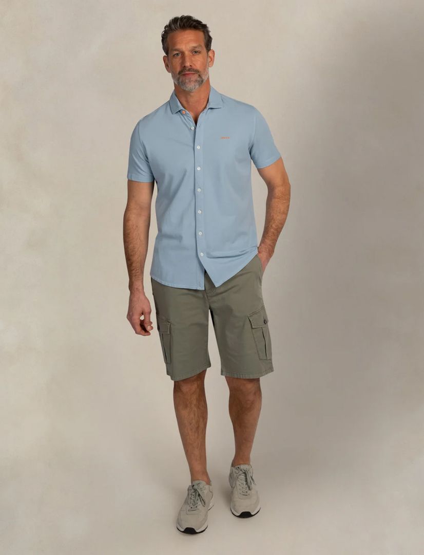 NZA 26CN590SHB/XXL Hemd - Kurzarm / Hellblau - XXL