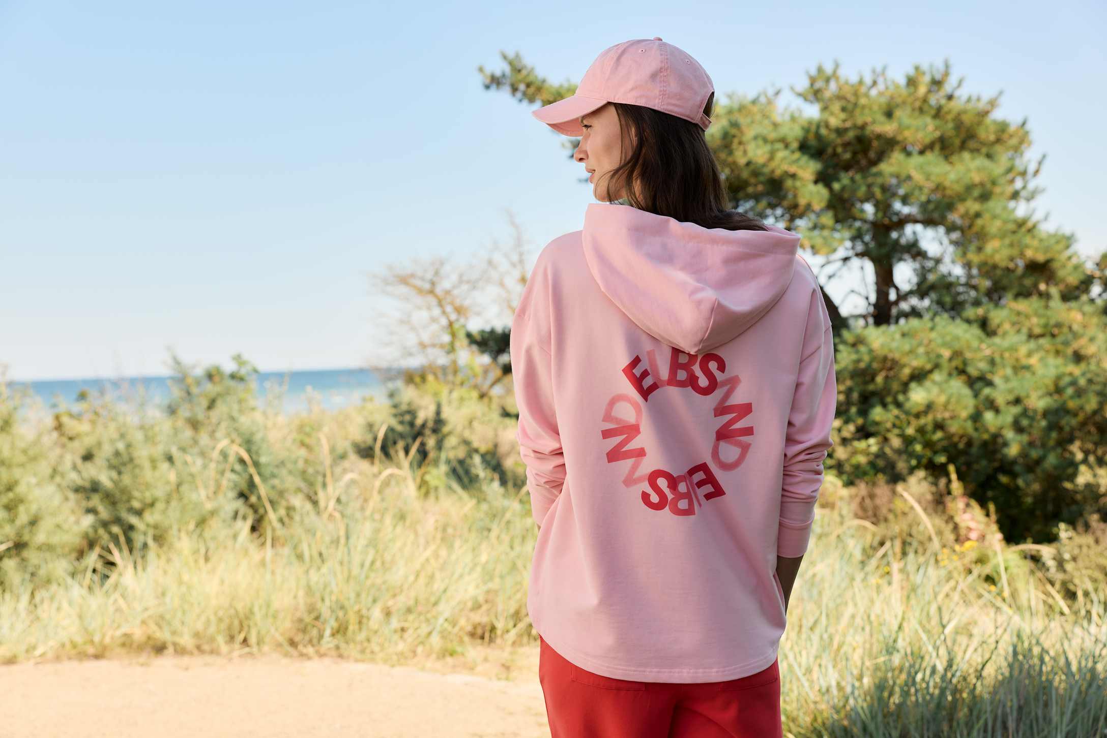 Elbsand Ela Hoodie in Pink, Produktfoto 4.