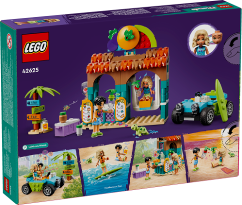 LEGO® Friends Smoothie-Stand am Strand Spielset 42625 Person, Maschine, Rad, Spielbereich, Spielzeug