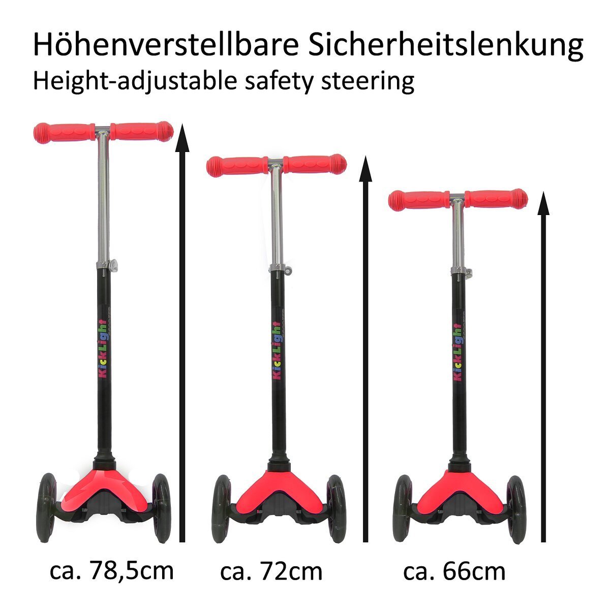 JAMARA KickLight Scooter rot JAMARA KickLight Scooter rot