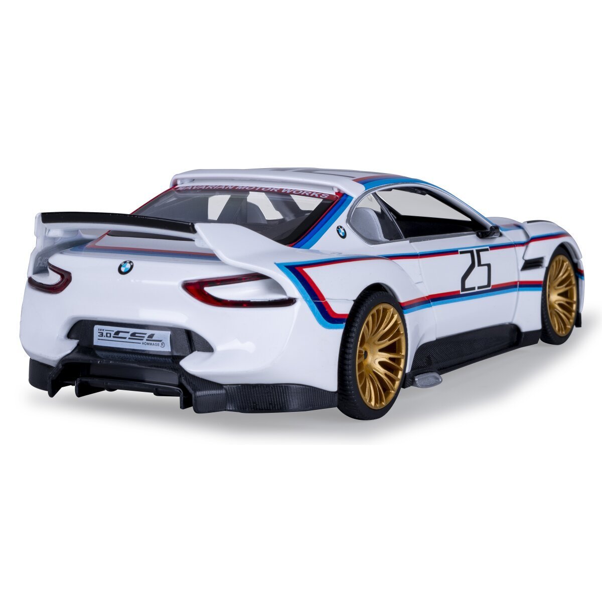 JAMARA BMW 3.0 CSL Hommage R Diecast 1:24 weiß inkl. Knopfzellen ab 3 Jahren JAMARA BMW 3.0 CSL Hommage R Diecast 1:24 weiß inkl. Knopfzellen ab 3 Jahren