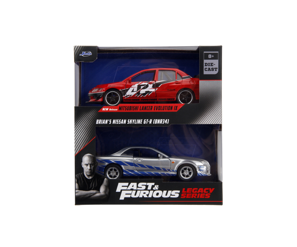 Jada F&F Legacy Series Twin Pack 1:32 W4/2