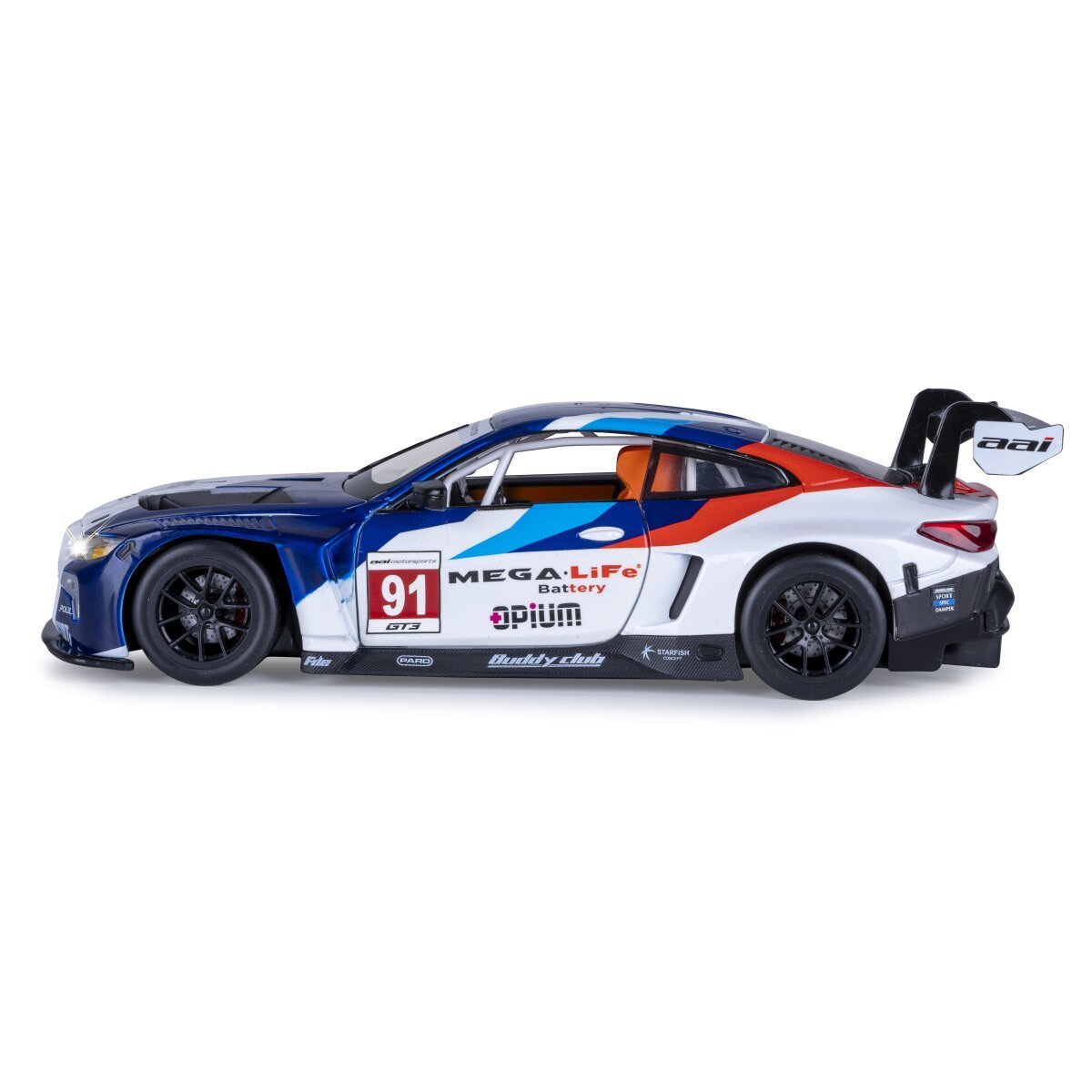 JAMARA BMW M4 GT3 Diecast 1:24 weiß inkl. Knopfzellen ab 3 Jahren JAMARA BMW M4 GT3 Diecast 1:24 weiß inkl. Knopfzellen ab 3 Jahren