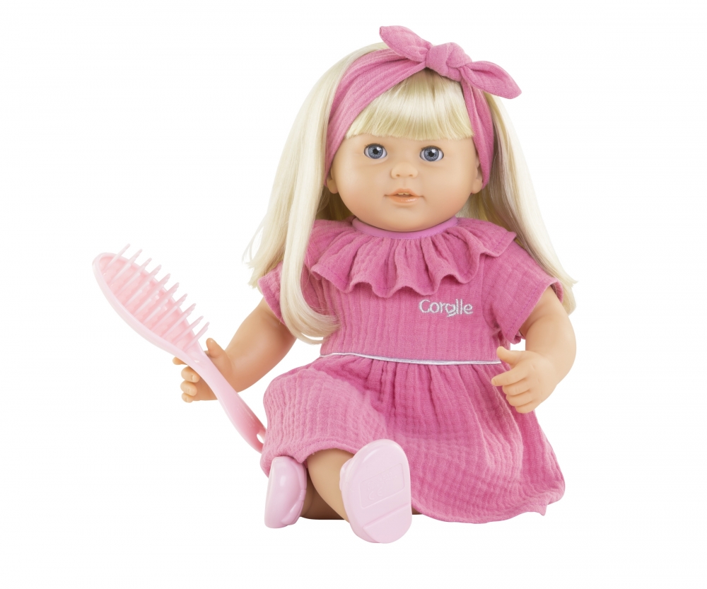 Corolle Jade. blond Puppe, Spielzeug, Gesicht, Person, Zahnbürste