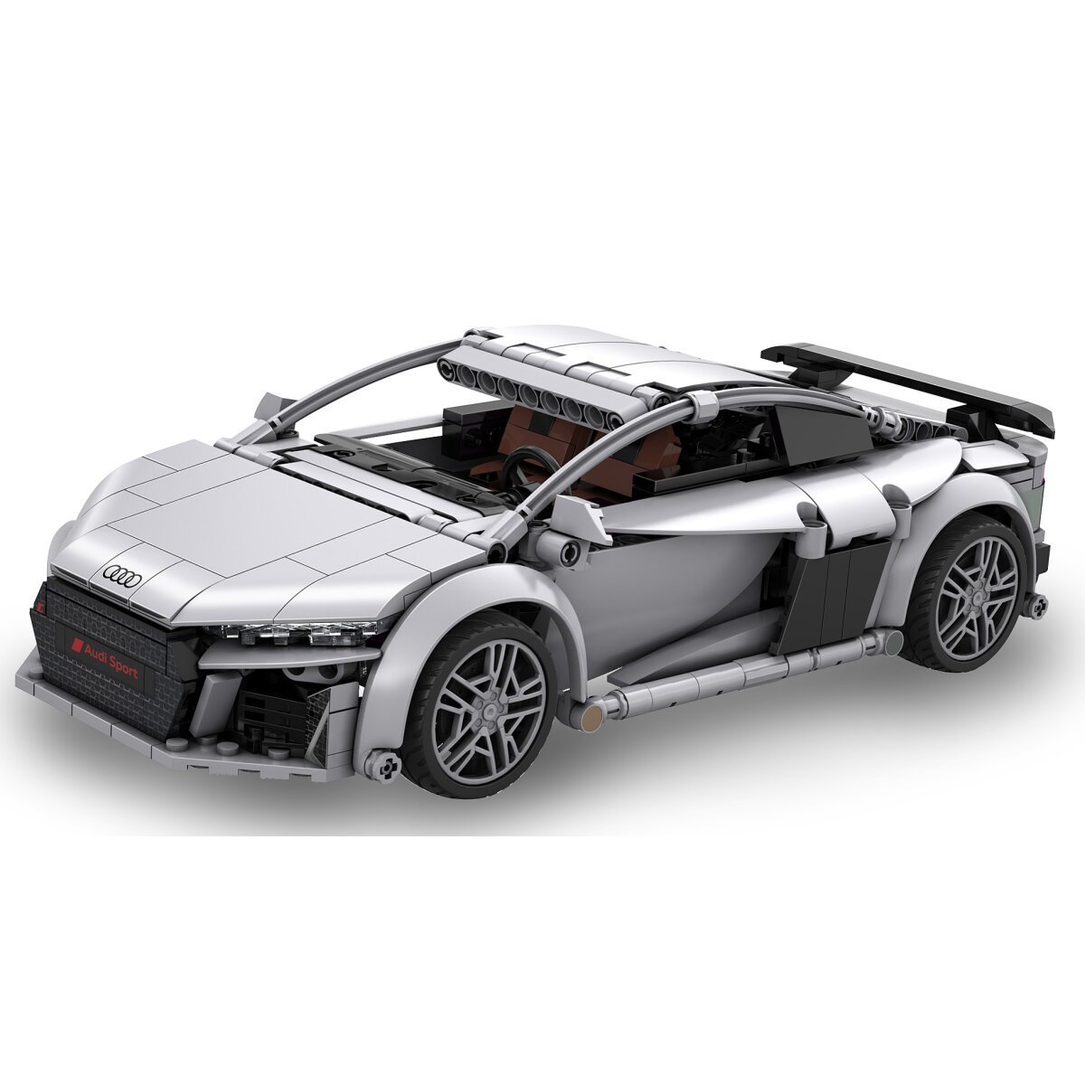 JAMARA CaDA Audi R8 Coupé 1:14 grau 2,4GHz Bricks ab 6 Jahren JAMARA CaDA Audi R8 Coupé 1:14 grau 2,4GHz Bricks ab 6 Jahren