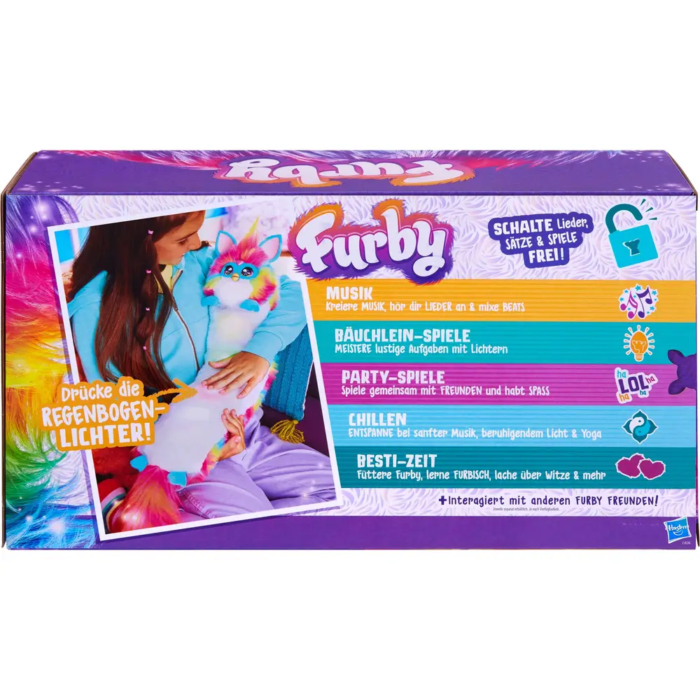 FUR Dj Furby Rainbow FUR Dj Furby Rainbow