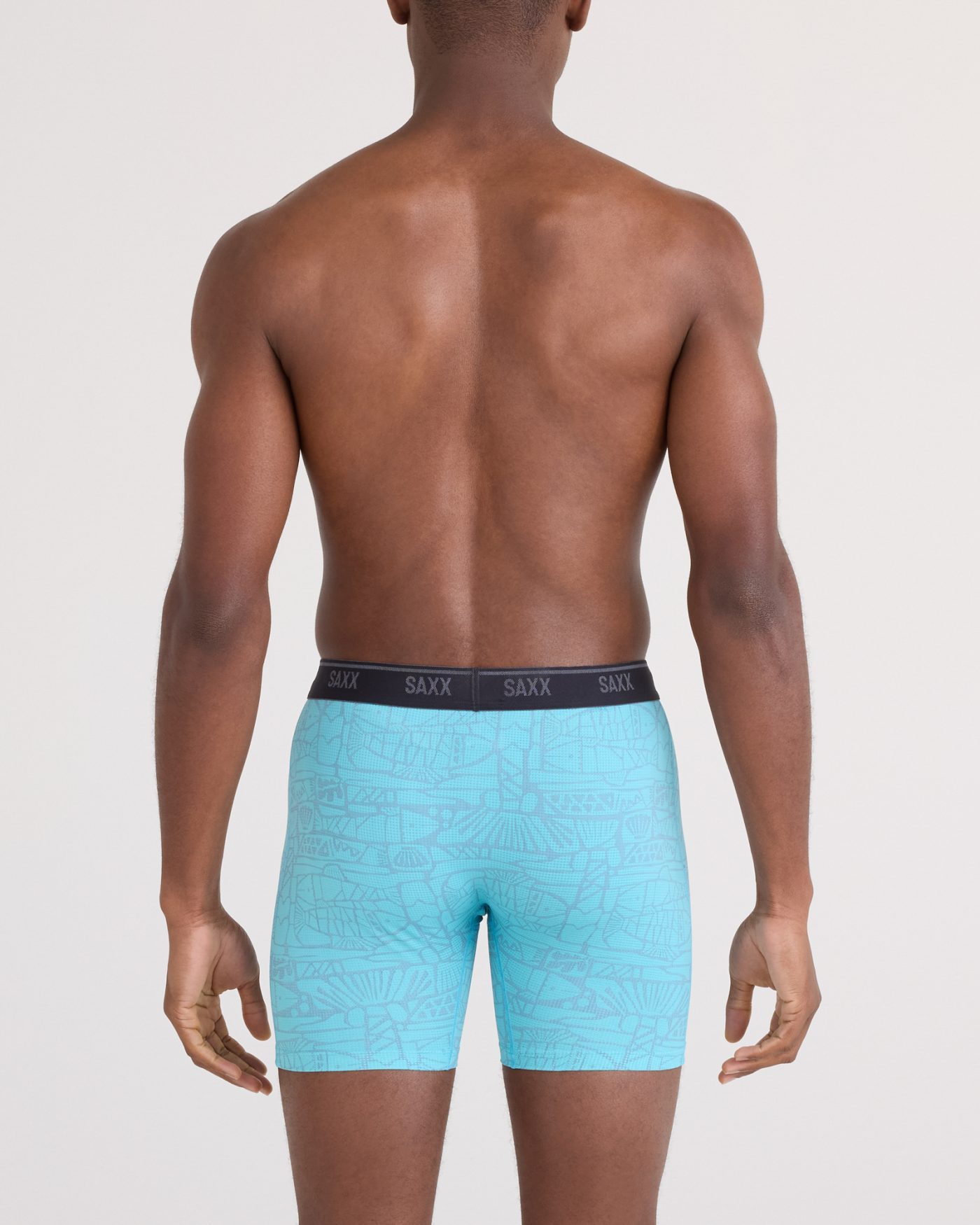 SAXX Boxershort Quest Quick-Dry Mesh - Hellblau - Bild 2 SAXX Boxershort Quest Quick-Dry Mesh - Hellblau - Bild 2