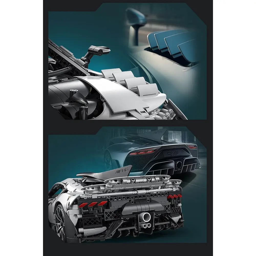 CaDA Mercedes-AMG ONE 1:8 grau 2,4GHz Bricks CaDA Mercedes-AMG ONE 1:8 grau 2,4GHz Bricks