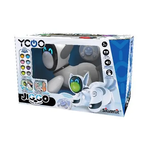 Silverlit YCOO 88497 Jiggo interaktiver RC Robot-Hund, mit Touch-Sensor Silverlit YCOO 88497 Jiggo interaktiver RC Robot-Hund, mit Touch-Sensor