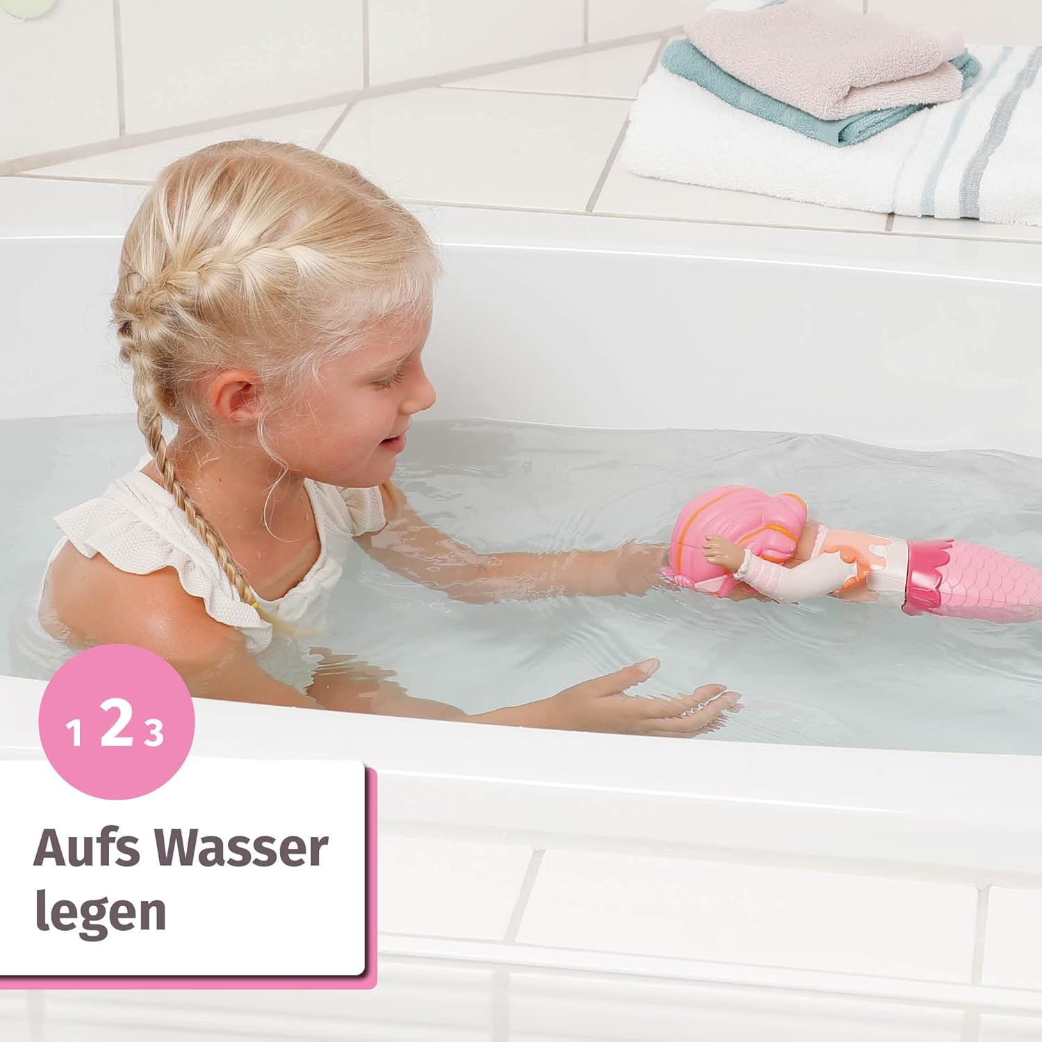 Baden, Badewanne, Person, Kind, Mädchen