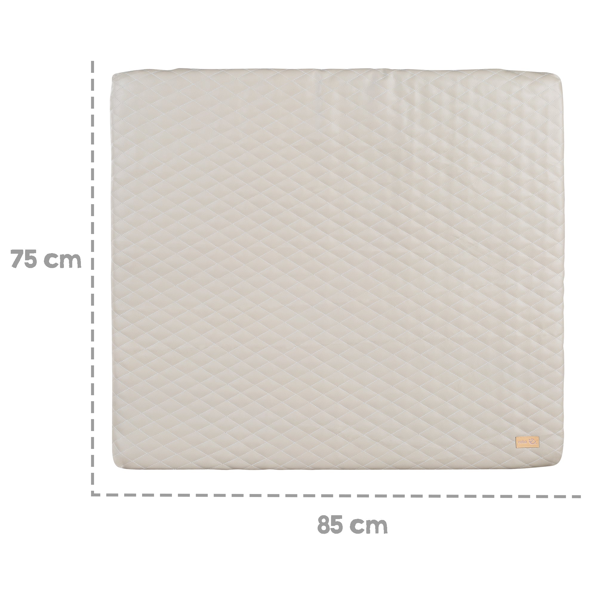 Roba 308121L245 Wickelauflage Greyish gesteppt hellgrau – Wickelauflagen - Bild 4 Roba 308121L245 Wickelauflage Greyish gesteppt hellgrau – Wickelauflagen - Produktbild 4