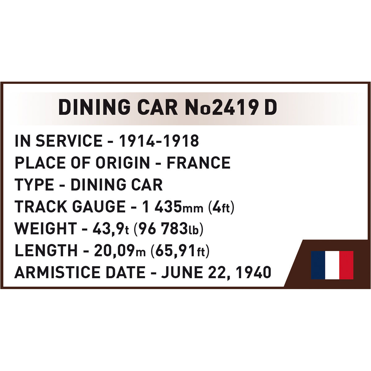 COBI 6289 - Compiègne WAGGON (22 JUNI 1940) - Bild 14