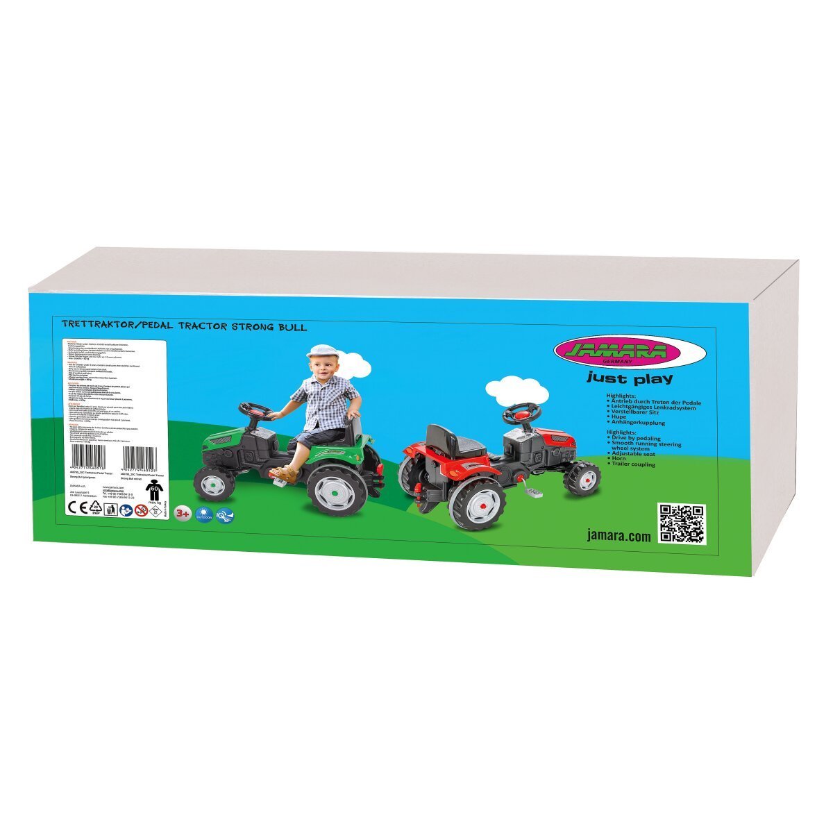 JAMARA Trettraktor Strong Bull rot ab 3 Jahren JAMARA Trettraktor Strong Bull rot ab 3 Jahren
