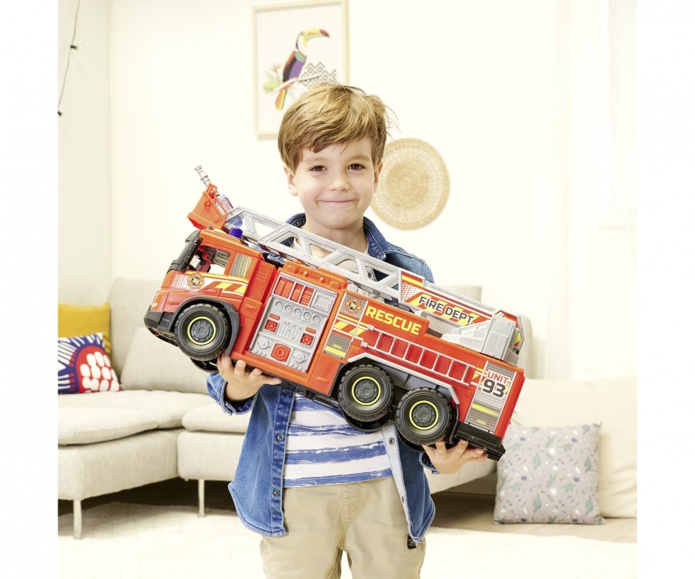 Dickie Toys Giant Fire Truck 203719031 Couch, Person, Photographie, Portrait, Kind