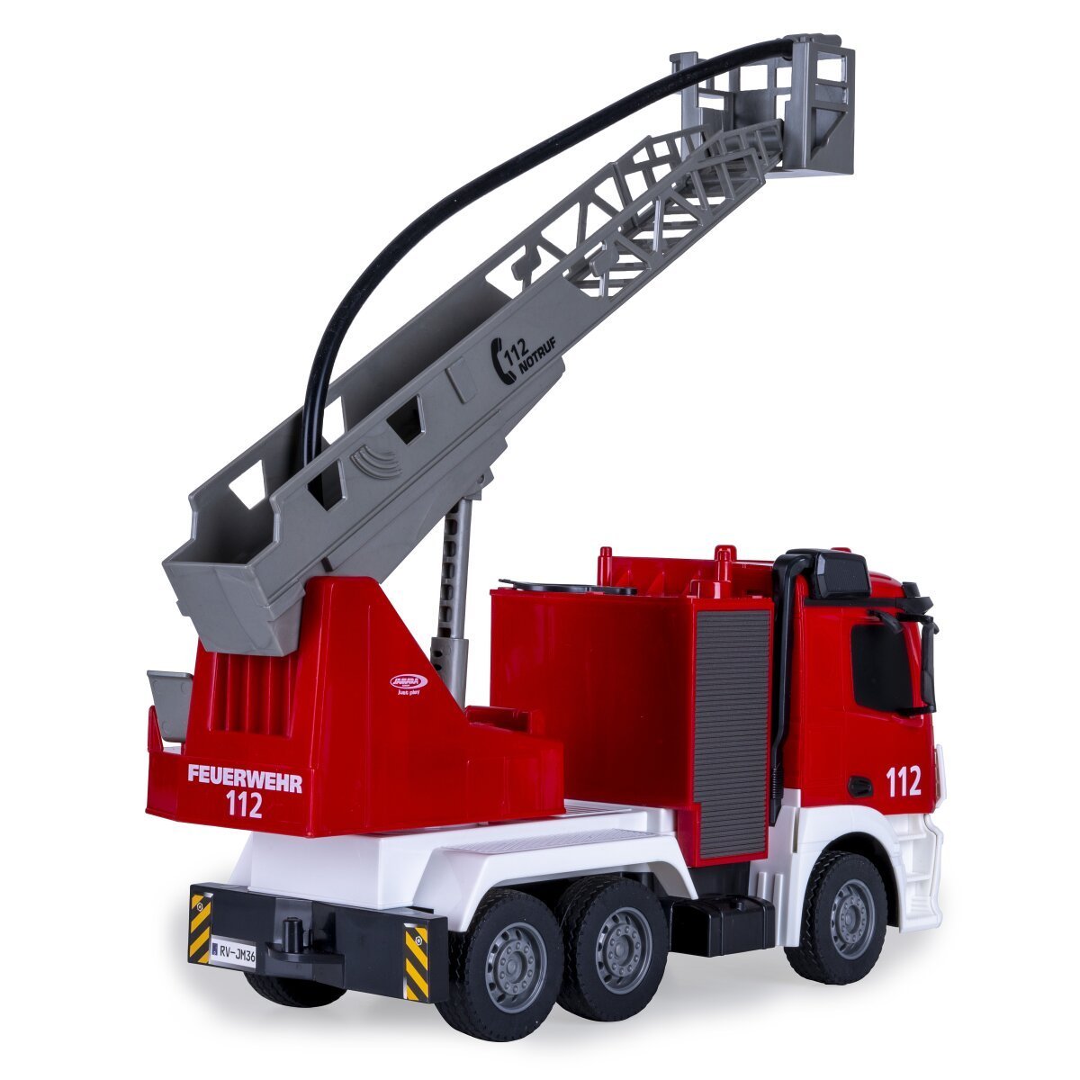 JAMARA Feuerwehr Drehleiter Mercedes -Benz Antos 1:26 2,4GHz mit Spritzfunktion ab 6 Jahren