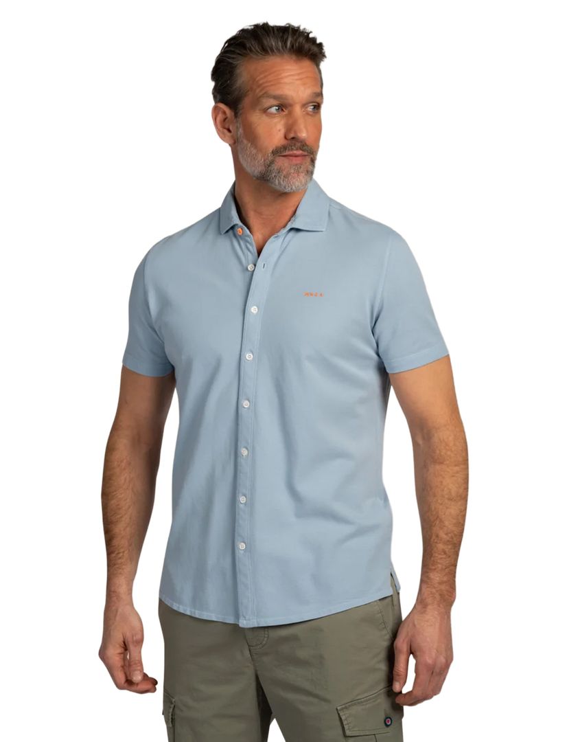 NZA 26CN590SHB/XXL Hemd - Kurzarm / Hellblau - XXL