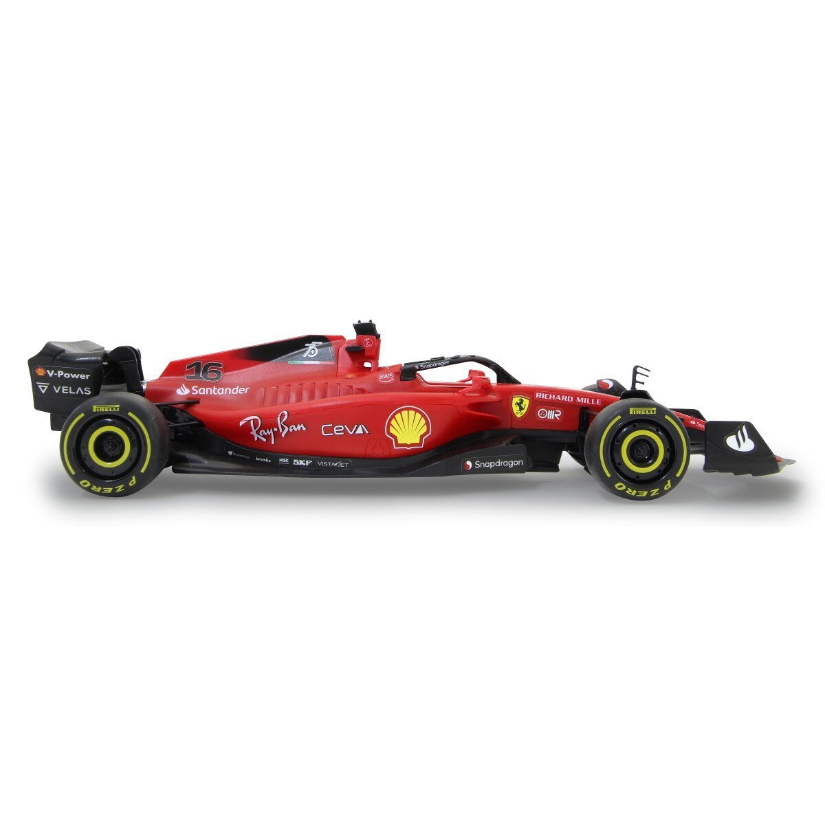 JAMARA Ferrari F1-75 1:18 rot 2,4GHz ab 6 Jahren