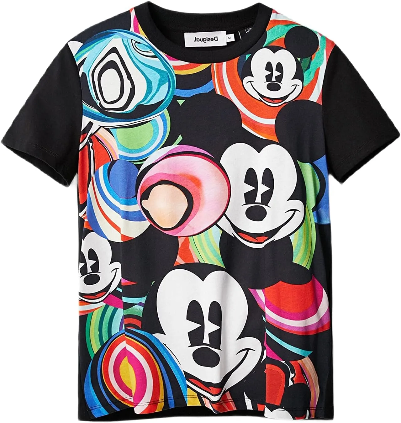 Desigual Damen T-Shirt „Mickey Marbles“ by M. Christian Lacroix - Mehrfarbig 22SWTKAM GR. XL Desigual Damen T-Shirt „Mickey Marbles“ by M. Christian Lacroix - Mehrfarbig 22SWTKAM GR. XL