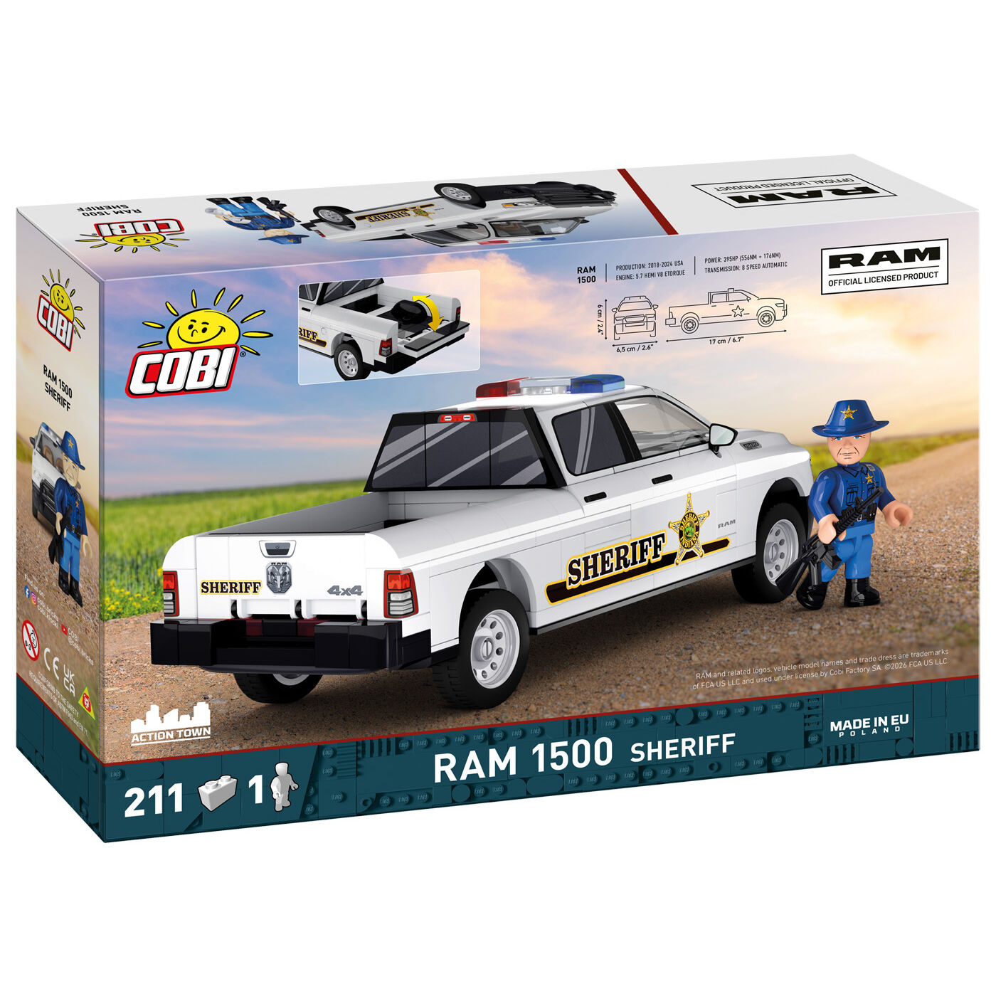 COBI 24658 - RAM 1500 Sheriff Maßstabb 1:35) - Bild 2 COBI 24658 - RAM 1500 Sheriff Maßstabb 1:35) - Bild 2