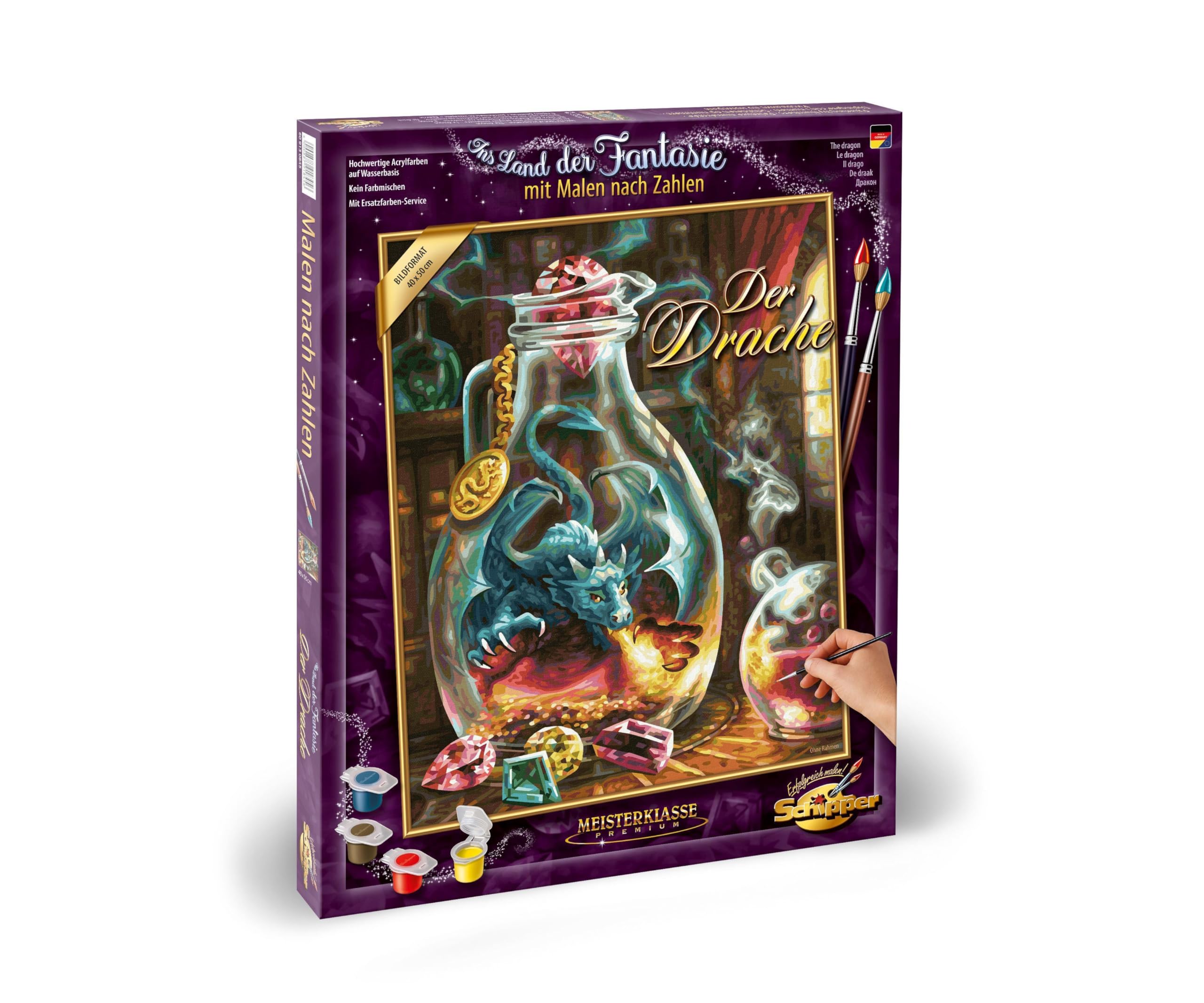 Schipper Mnz - Der Drache - Mystisches Malset Für Fantasy-Fans 609130845 Flasche