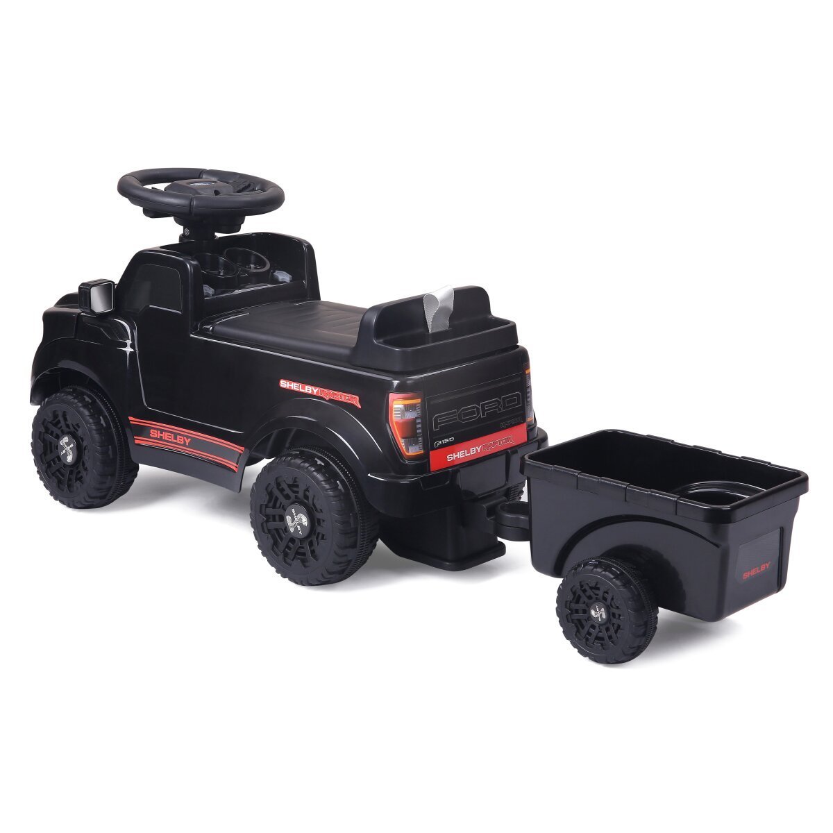 JAMARA Rutscher Shelby Ford F-150 Raptor mit Anhänger schwarz ab 18 Monaten JAMARA Rutscher Shelby Ford F-150 Raptor mit Anhänger schwarz ab 18 Monaten