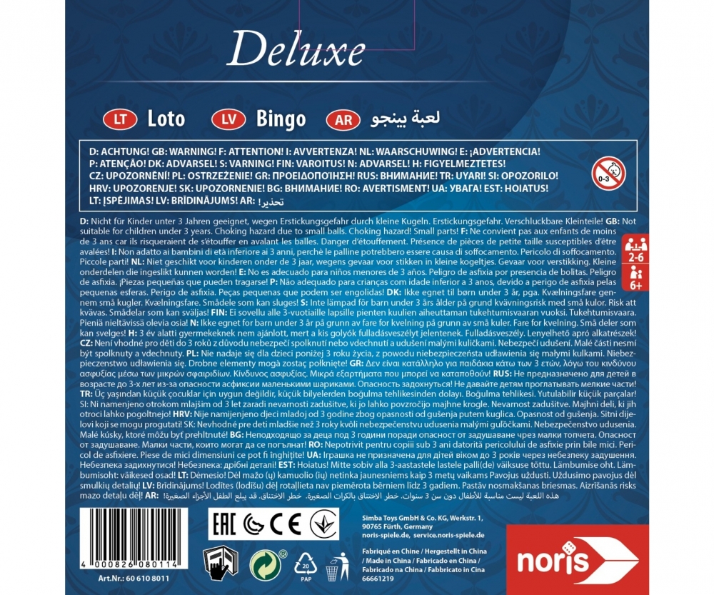Noris Deluxe Bingo